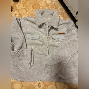 Simply Southern Plush Light Gray Jacket